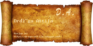 Drága Attila névjegykártya